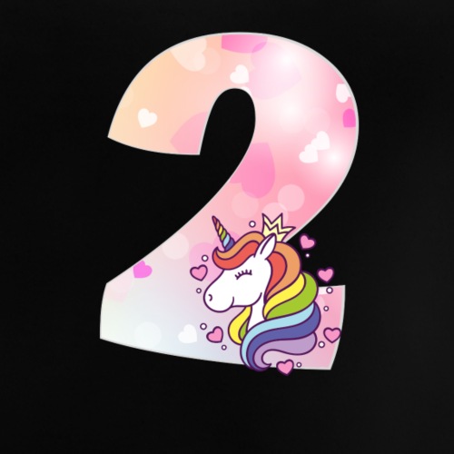 geburstagsshirt 2 jahre einhorn herz baby bio t shirt mit rundhals