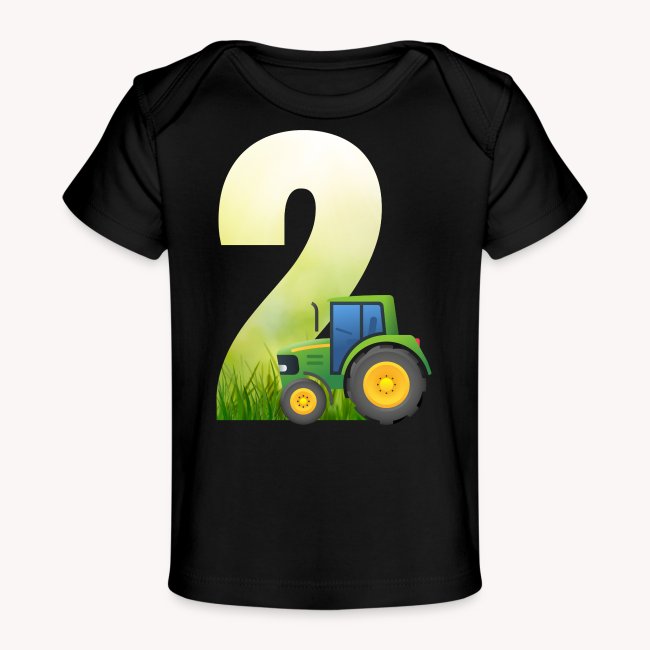 Perfektes Geschenk für kleine Traktor-Fans: Das „2 Jahre Traktor Geburtstag“-Shirt